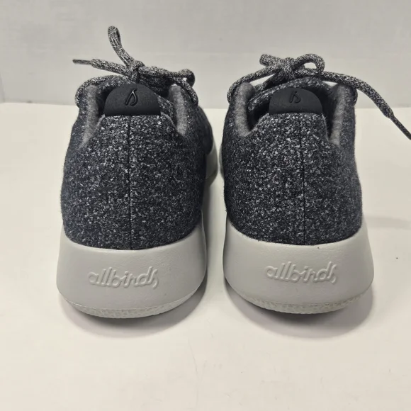 Allbirds Wool Runners Dark Gray Knit Sneakers Size Men's 10 Women's 11.5 - Picture 4 of 11